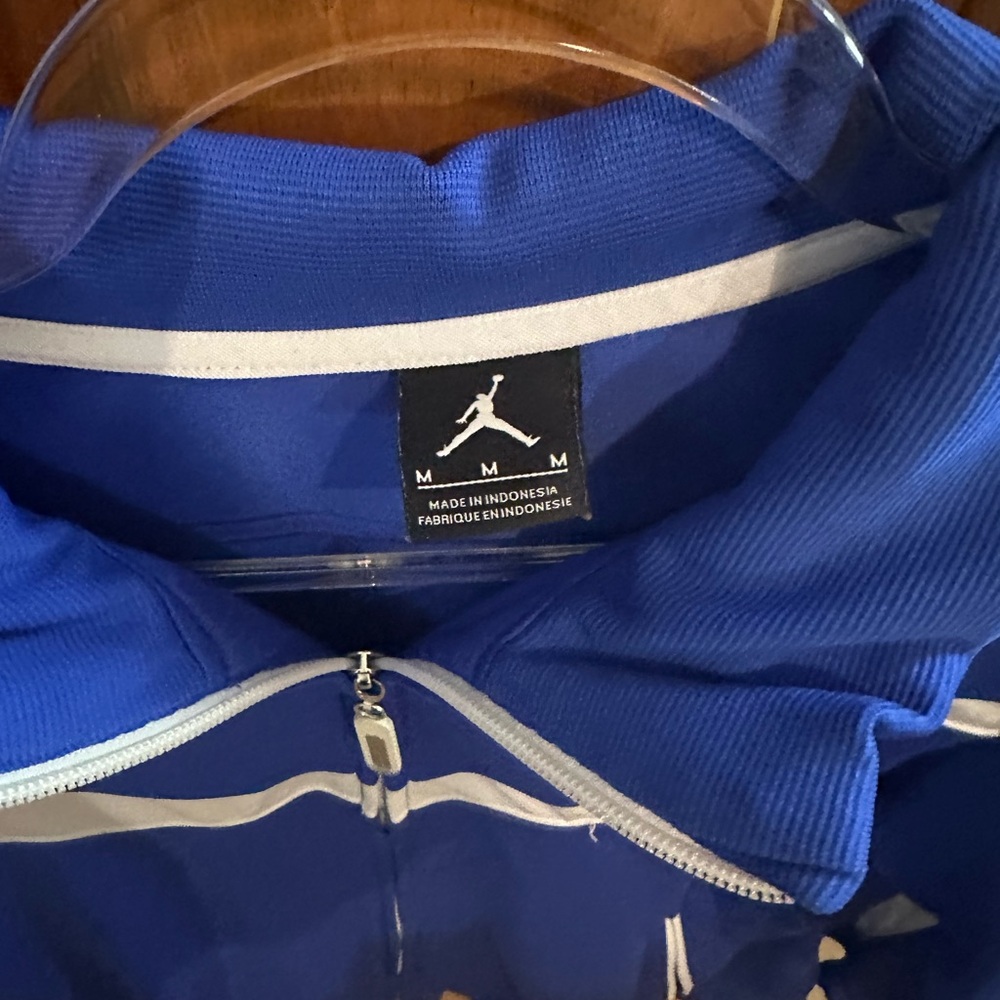 Jordan Royal Blue and White Zip-Up Jacket - Picture 8 of 9